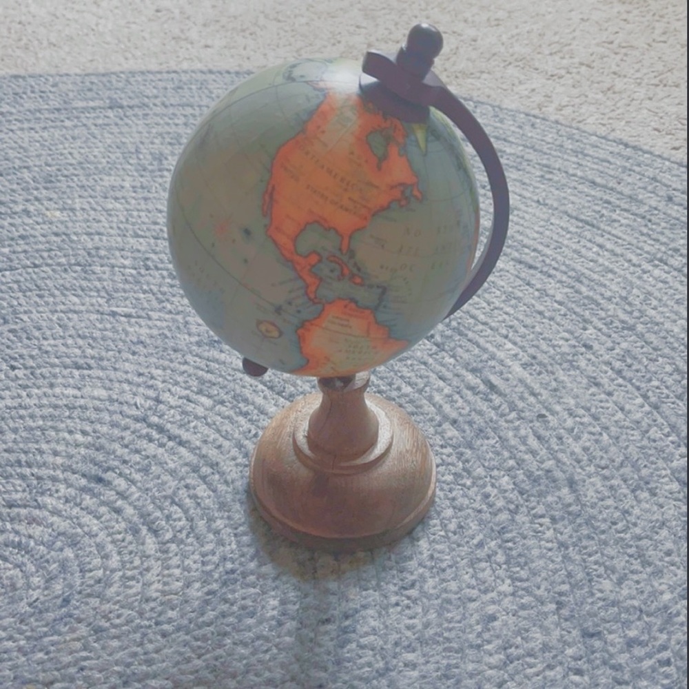 ♡ mini vintage-styled desk globe ♡